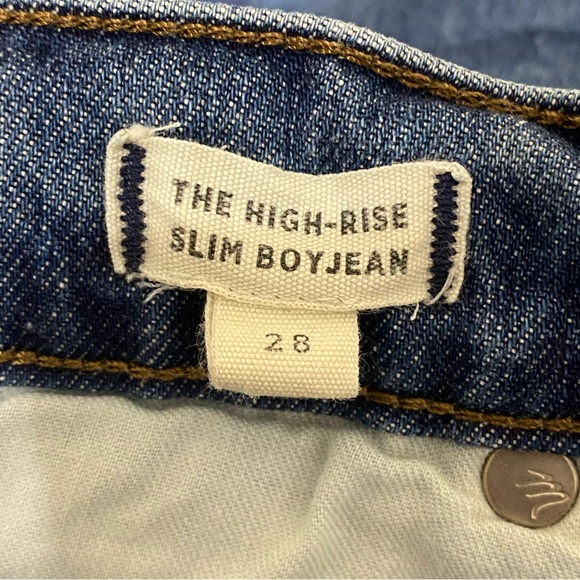 Madewell The High-Rise Slim Boyjean Denim Jeans size 28 - Picture 9 of 10